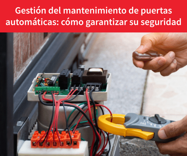 mantenimiento de puertas electricas