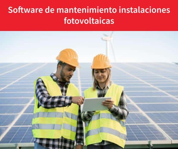 Software de mantenimiento instalaciones fotovoltaicas